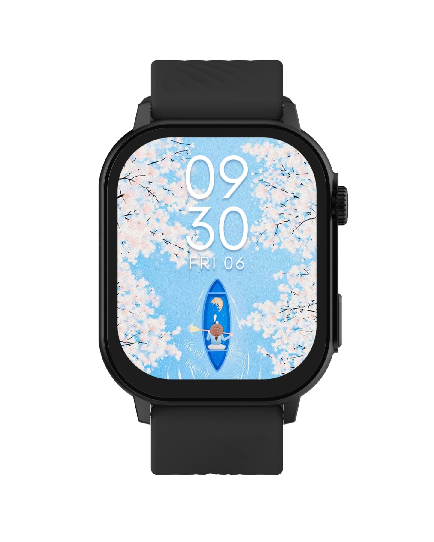 On the Nose Smart Watch with Bluetooth - Black