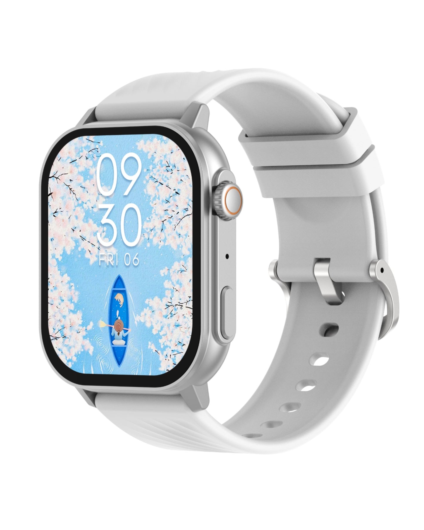 On the Nose Smart Watch with Bluetooth - Silver