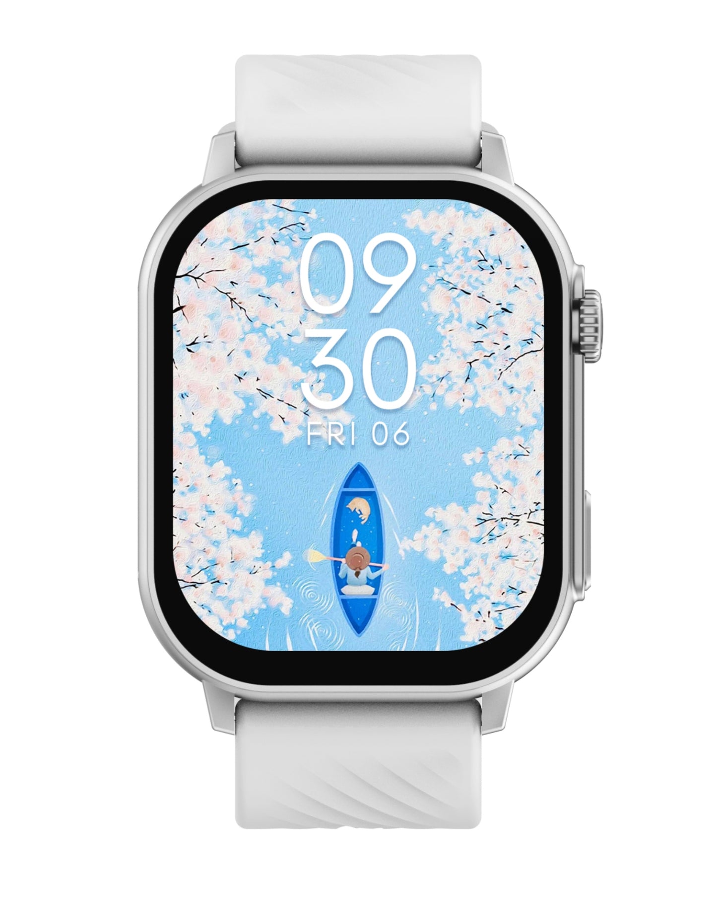 On the Nose Smart Watch with Bluetooth - Silver