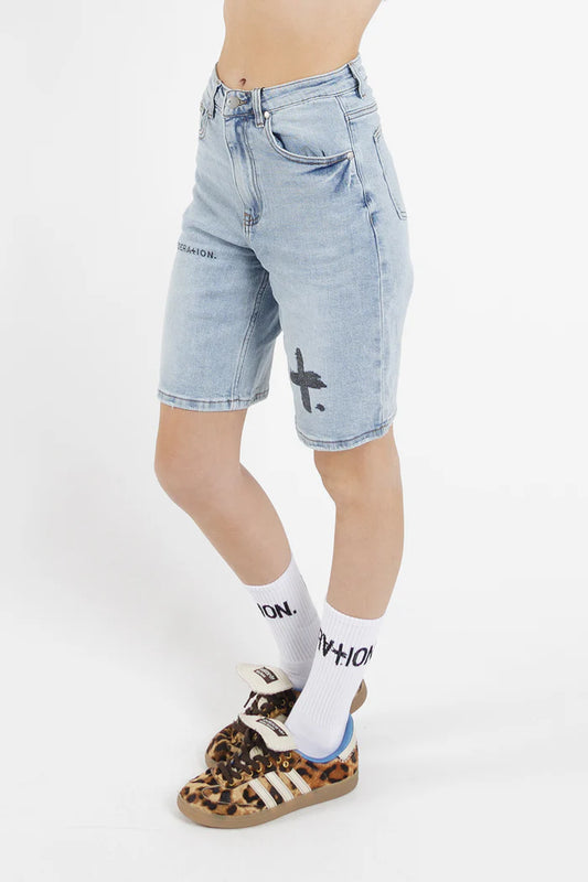 Federation Take It Easy Short Trio - Washed Blue