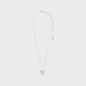 Pilgrim Dune Recycled Crystal Necklace - Silver Plated