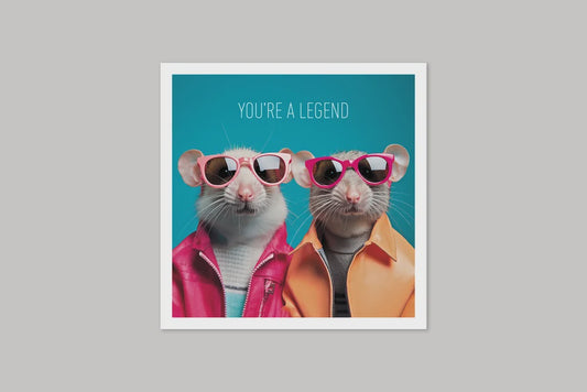 Image Gallery Coola Coola Card - Rodents You're a Legend