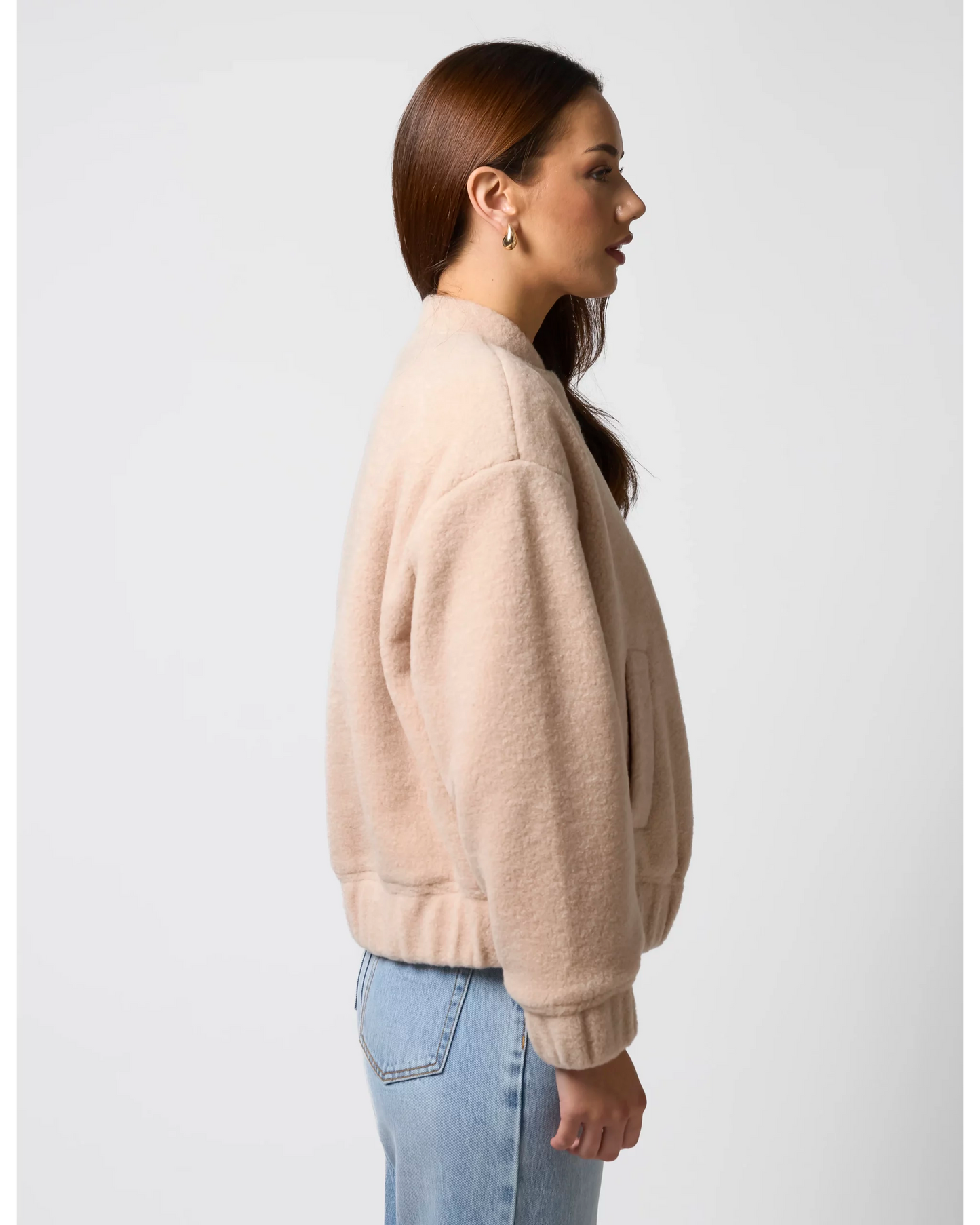 Stella + Gemma Bomber Jacket - Buttercream