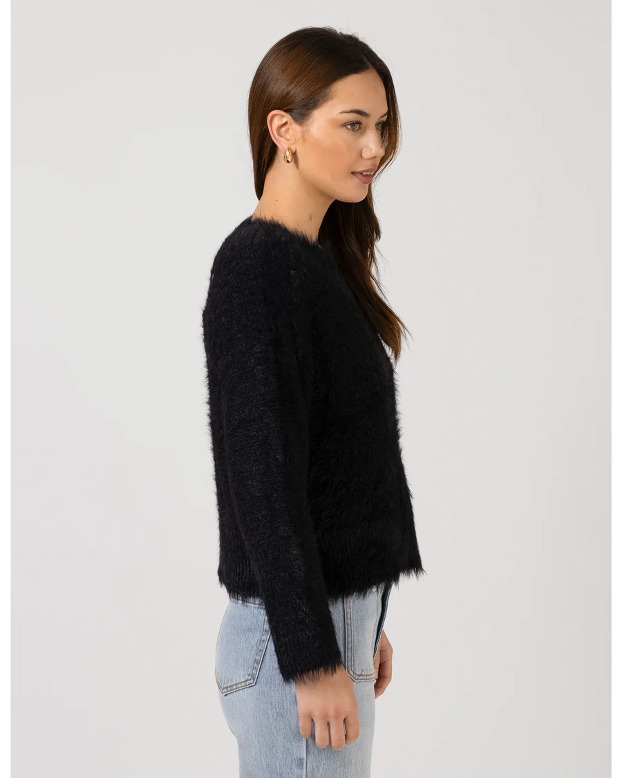 Stella + Gemma Fluffie Top - Black