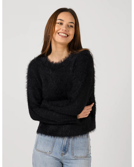 Stella + Gemma Fluffie Top - Black