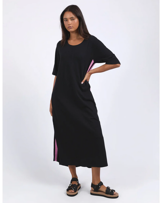 Foxwood Recovery 3/4 Sleeve Dress - Black