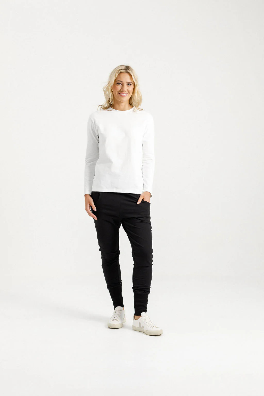 Homelee Alpine Apartment Pants - Black with Gold X