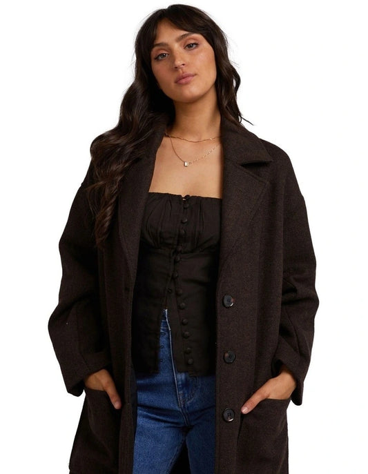 All About Eve Manhattan Coat Brown
