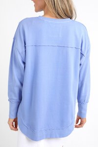 Foxwood Simplified Crew - Neon Blue