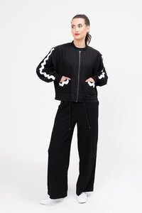 Seeking Lola Ric Rac Jacket - Black