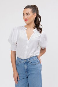 Seeking Lola Addyson Top - White Texture