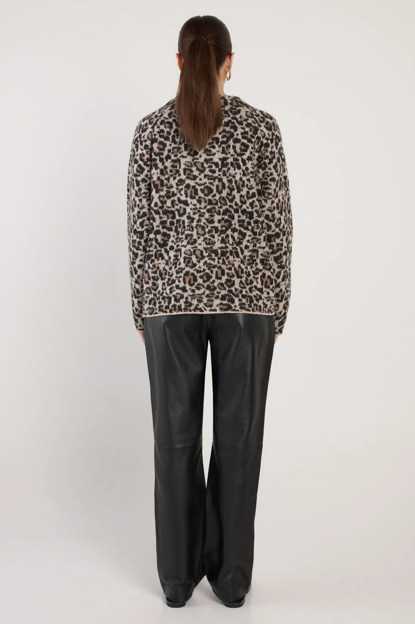 Fate & Becker Marlowe Fluffy Cardigan - Animal Print