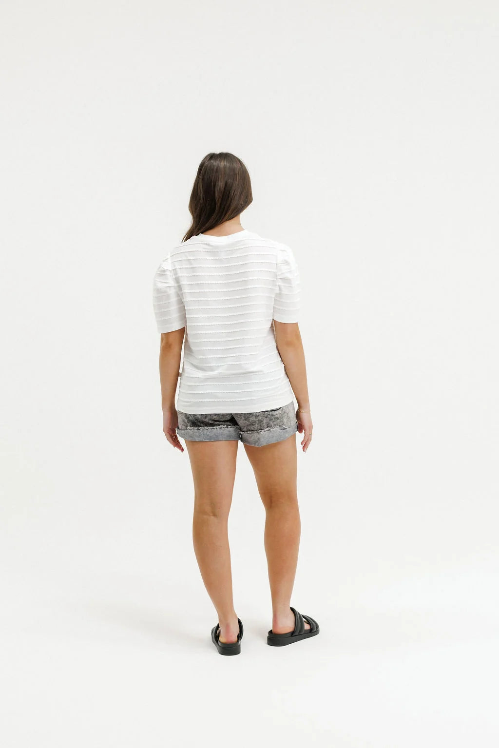 Homelee Rose Tee - Vanilla
