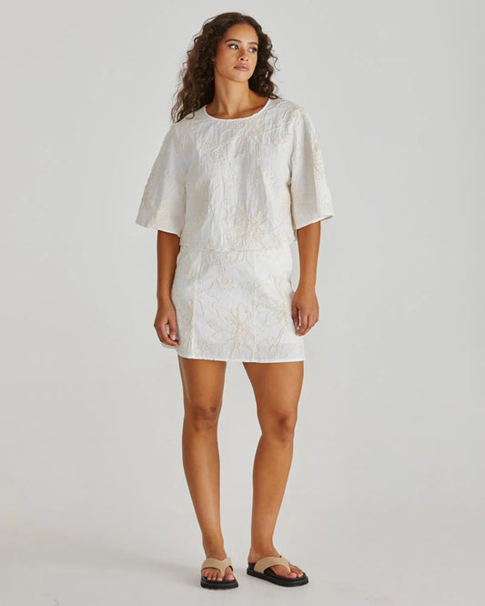 Sass Shay Top - Cream