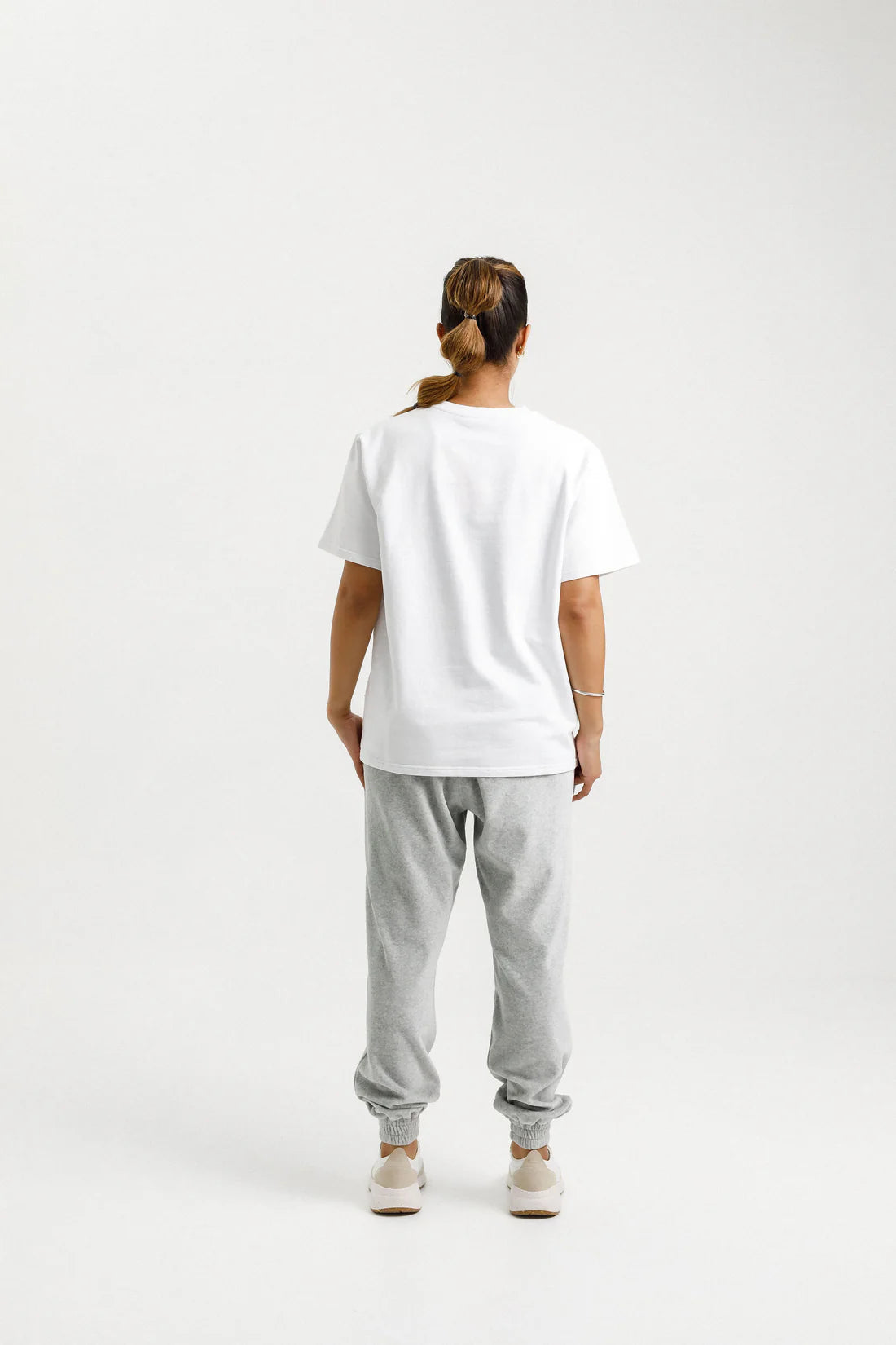 Rose Road Topher Tee White with Meta Blocks Print