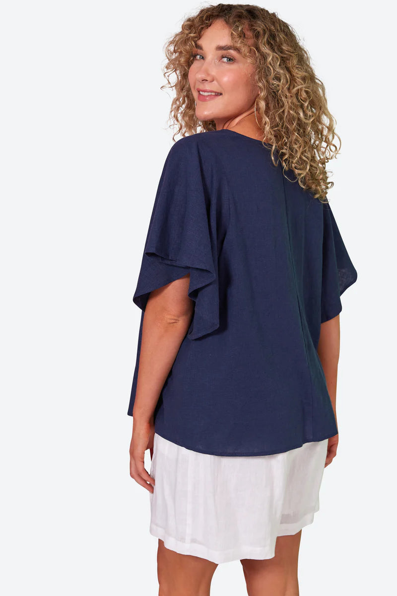 Eb & Ive Verve Top Sapphire