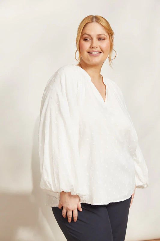 Eb & Ive Zephyr Blouse - Opal