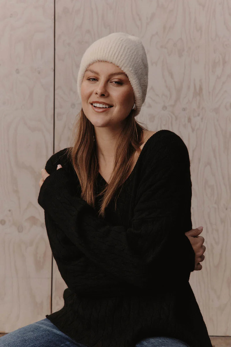 Eb & Ive Katana Beanie - Black