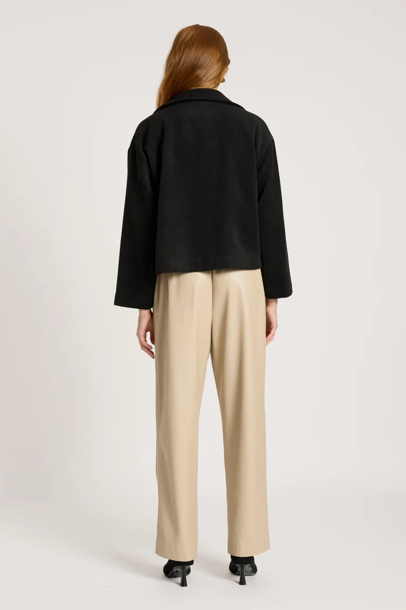 Eb & Ive Wanderer Crop Jacket - Black