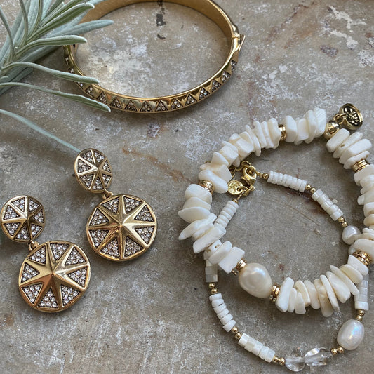 A & C Oslo Necklace - White Delight