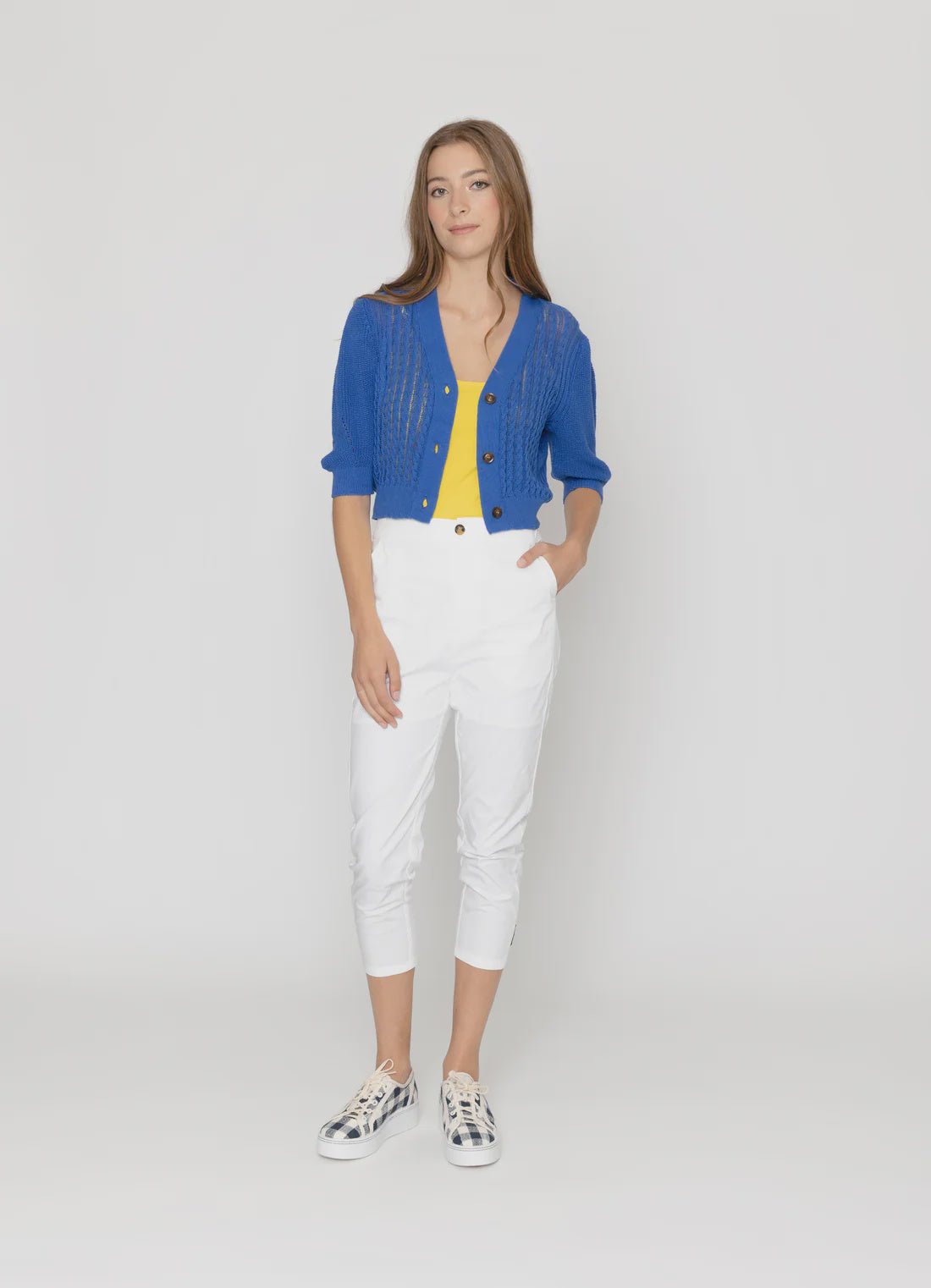 Two by Two Myka Cardigan - Cobalt
