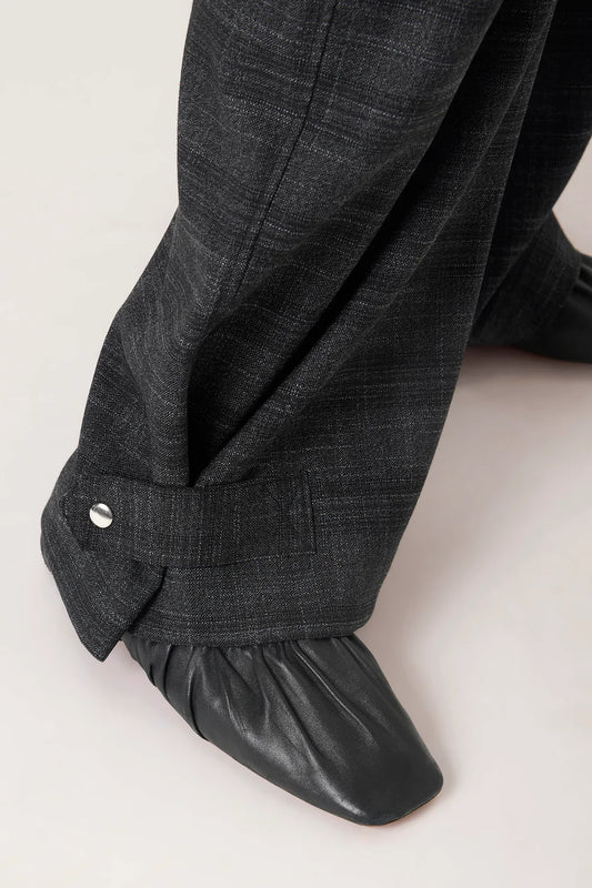 Soaked Evonne Suiting Pants - Black Check