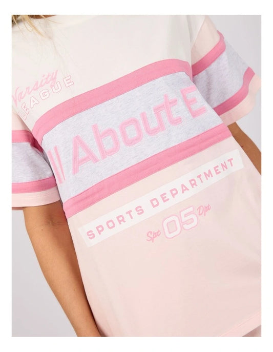 All About Eve Premier Panel Relaxed Tee - Orchid