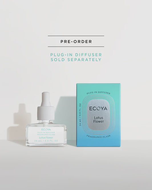 Ecoya Plug-In Diffuser Fragrance Flask -Lotus