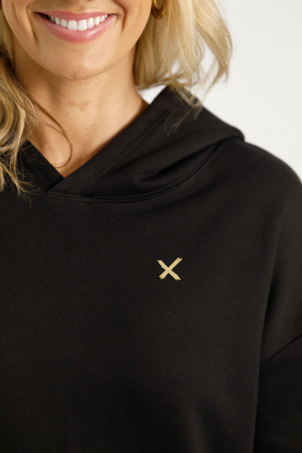 Homelee Alpine Elliot Hoodie Black with Gold