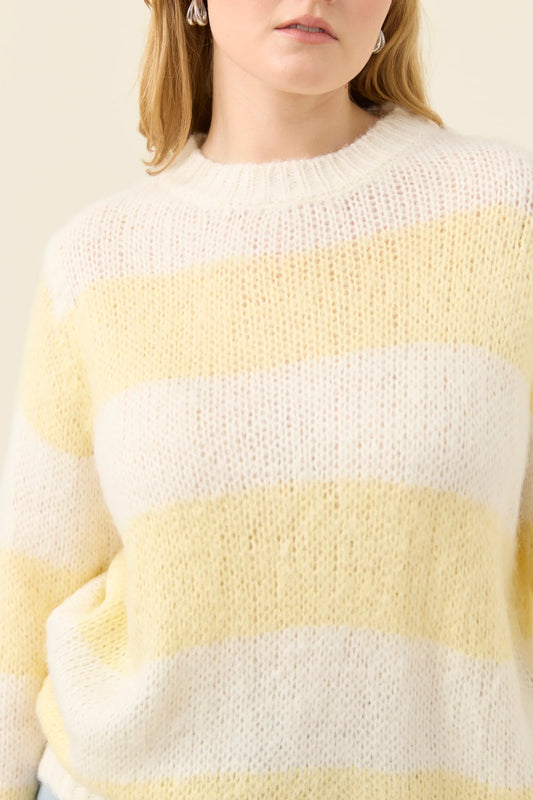 Isle of Mine Pallas Stripe Jumper - Butter