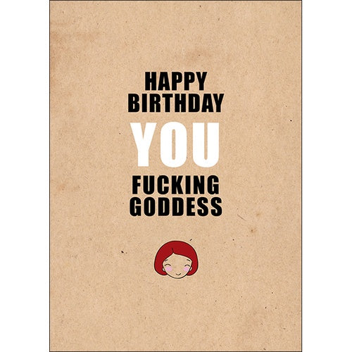 Defamations Card - Happy Birthday Goddess