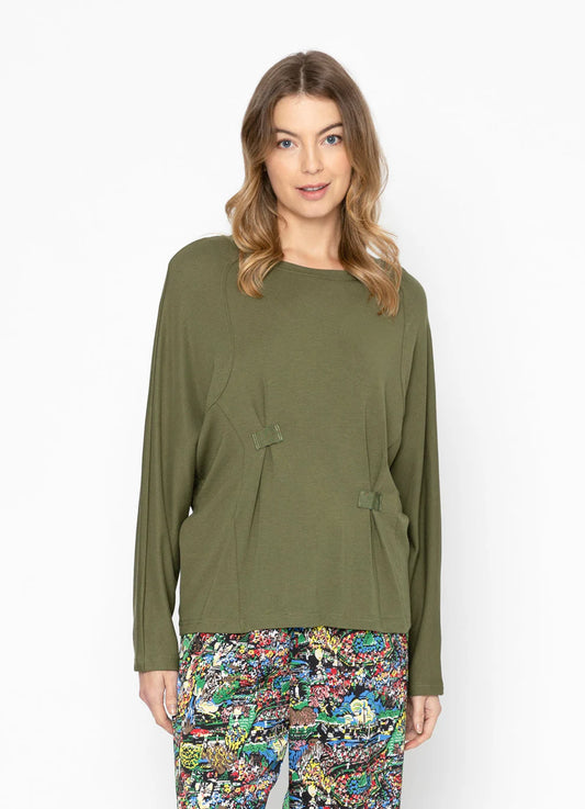 Two By Two Comet Top - Moss