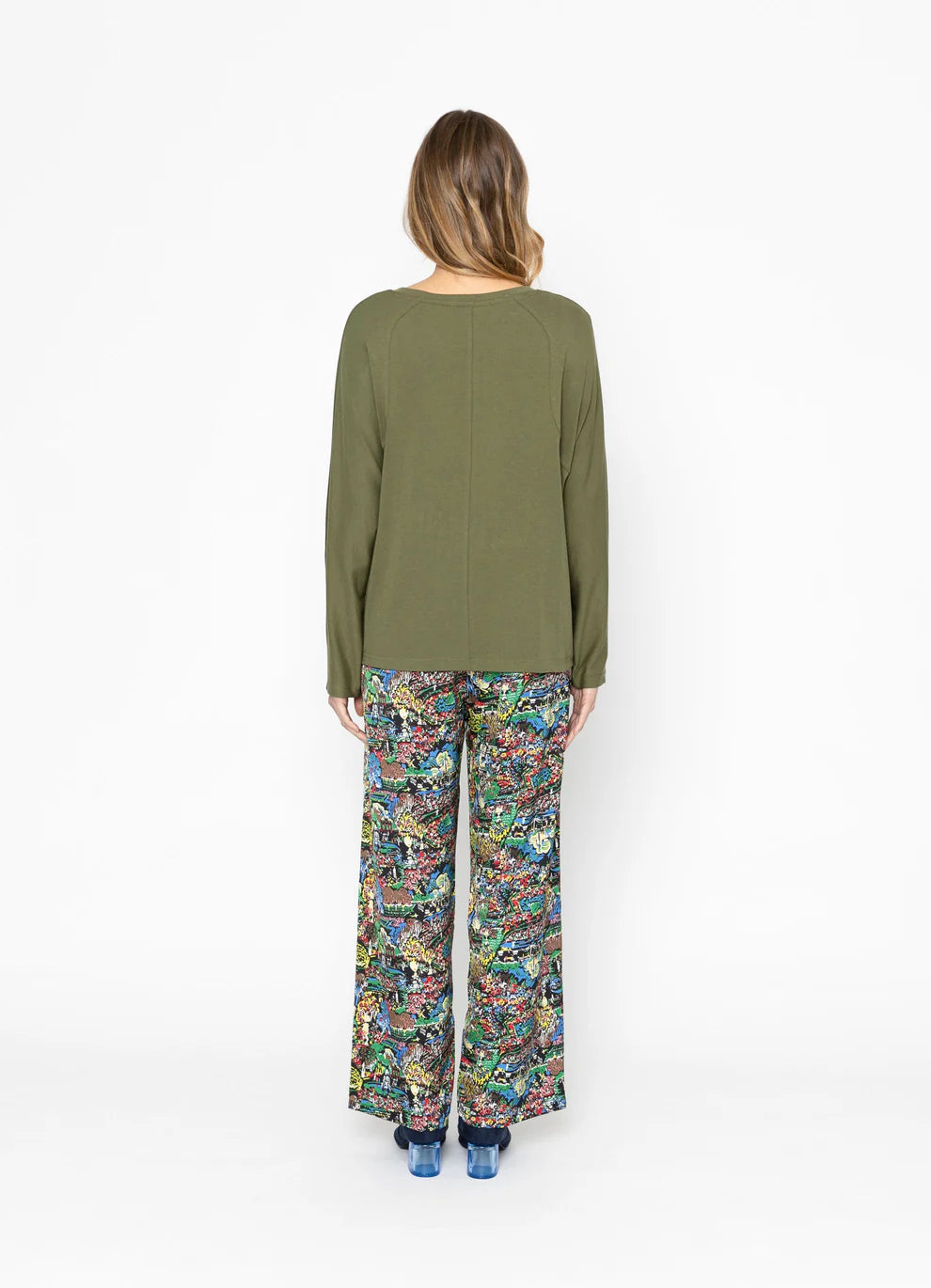 Two By Two Comet Top - Moss