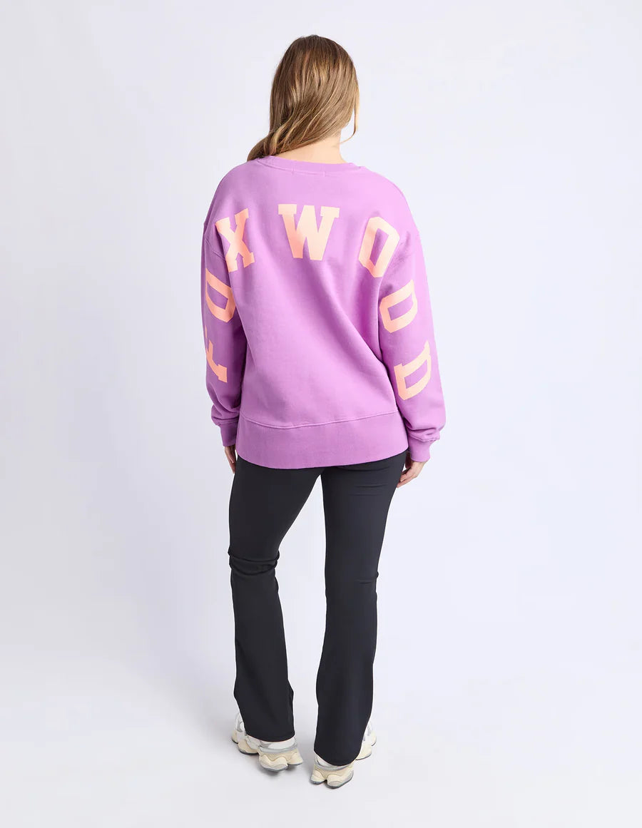 Foxwood Interval Crew - Purple with Orange