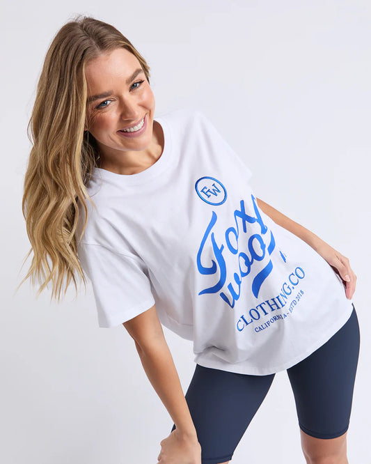 Foxwood California Tee - White