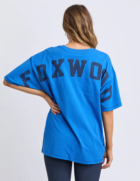 Foxwood Interval Tee - Blue with Navy