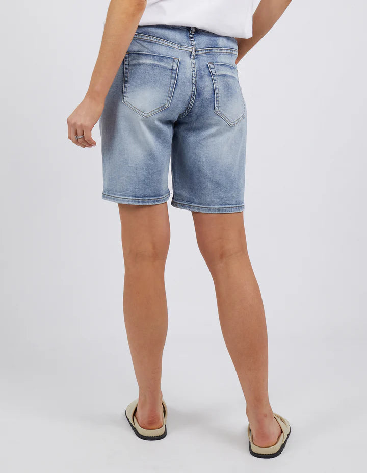 Foxwood Gabby Bermuda Denim Short - Mid Blue