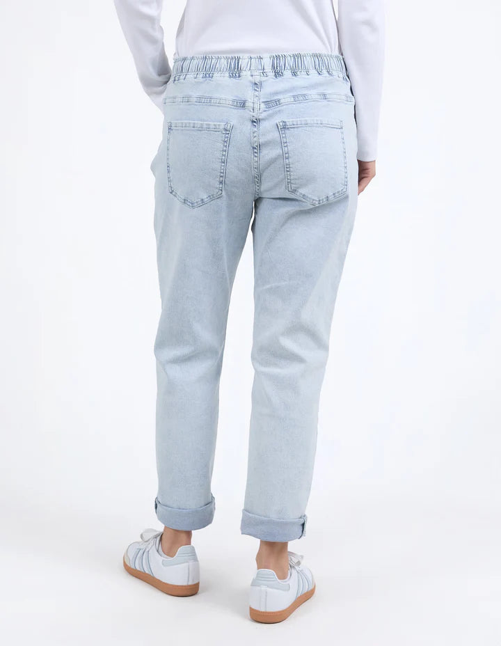 Foxwood Juliette Jogger Jean - Vintage Pale Blue