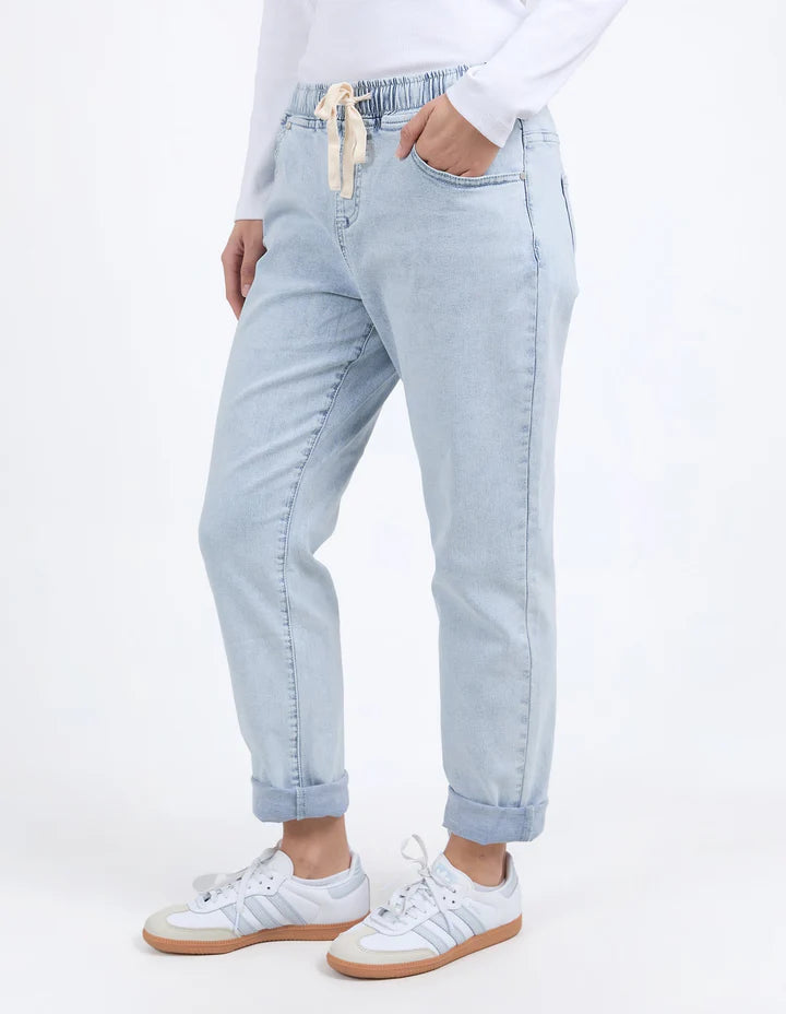 Foxwood Juliette Jogger Jean - Vintage Pale Blue