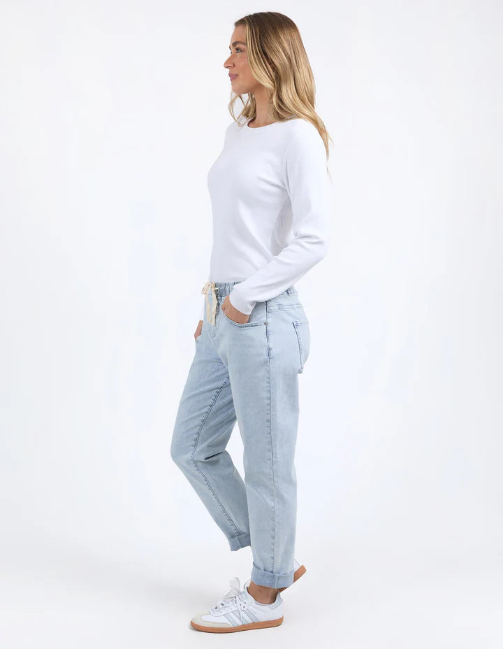 Foxwood Juliette Jogger Jean - Vintage Pale Blue