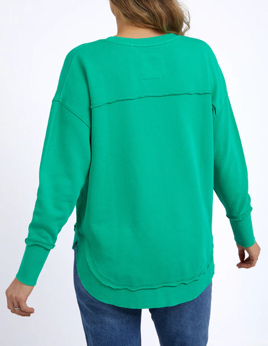 Foxwood Simplified Crew - Bright Green