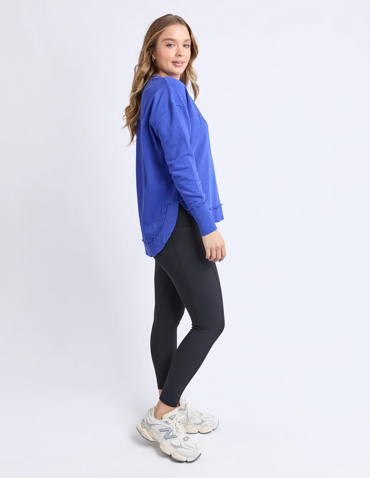 Foxwood Simplified Crew - Dazzling Blue