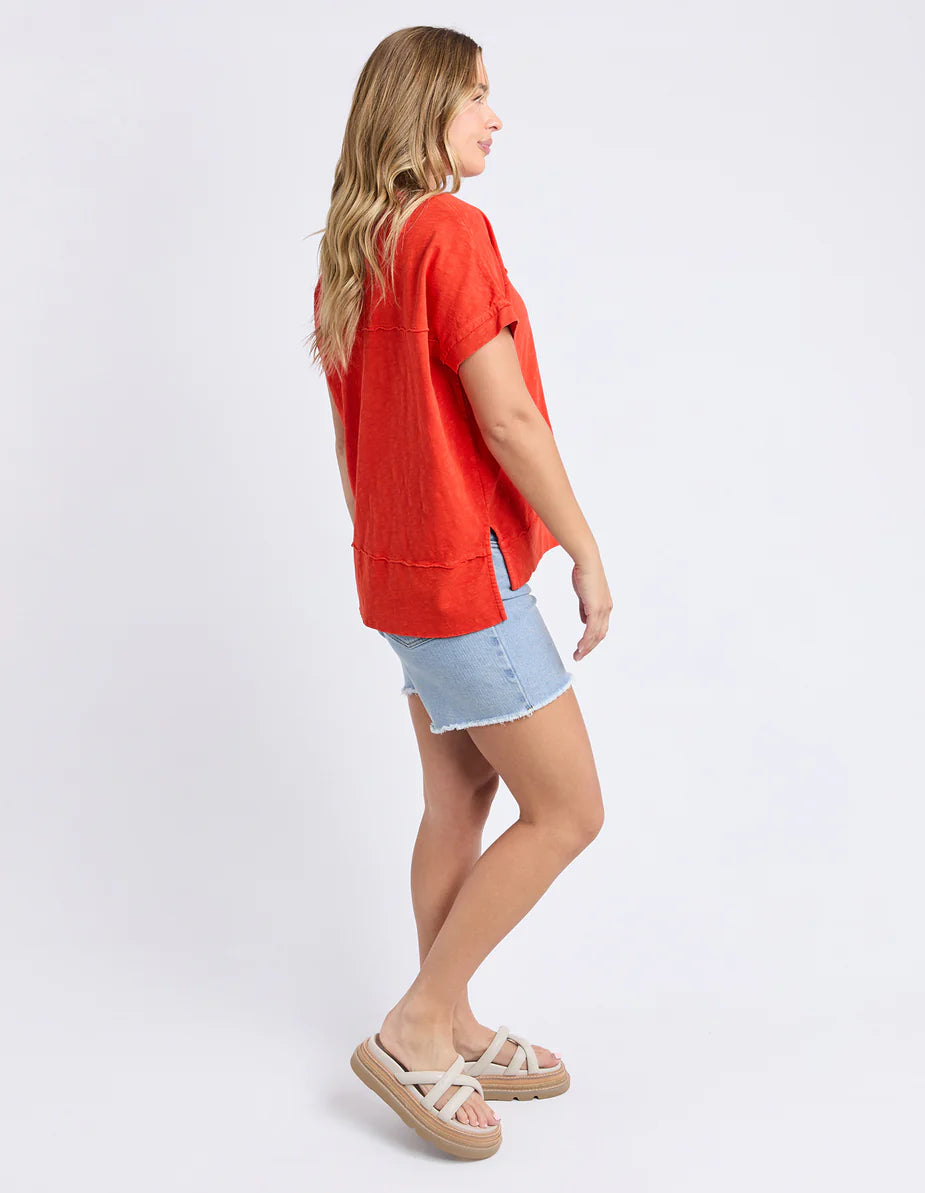 Foxwood Allison Tee - Tangelo