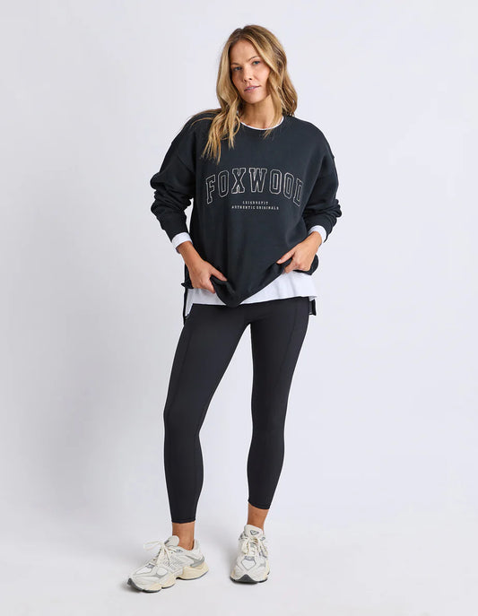 Foxwood Interval Crew - Black with Silver