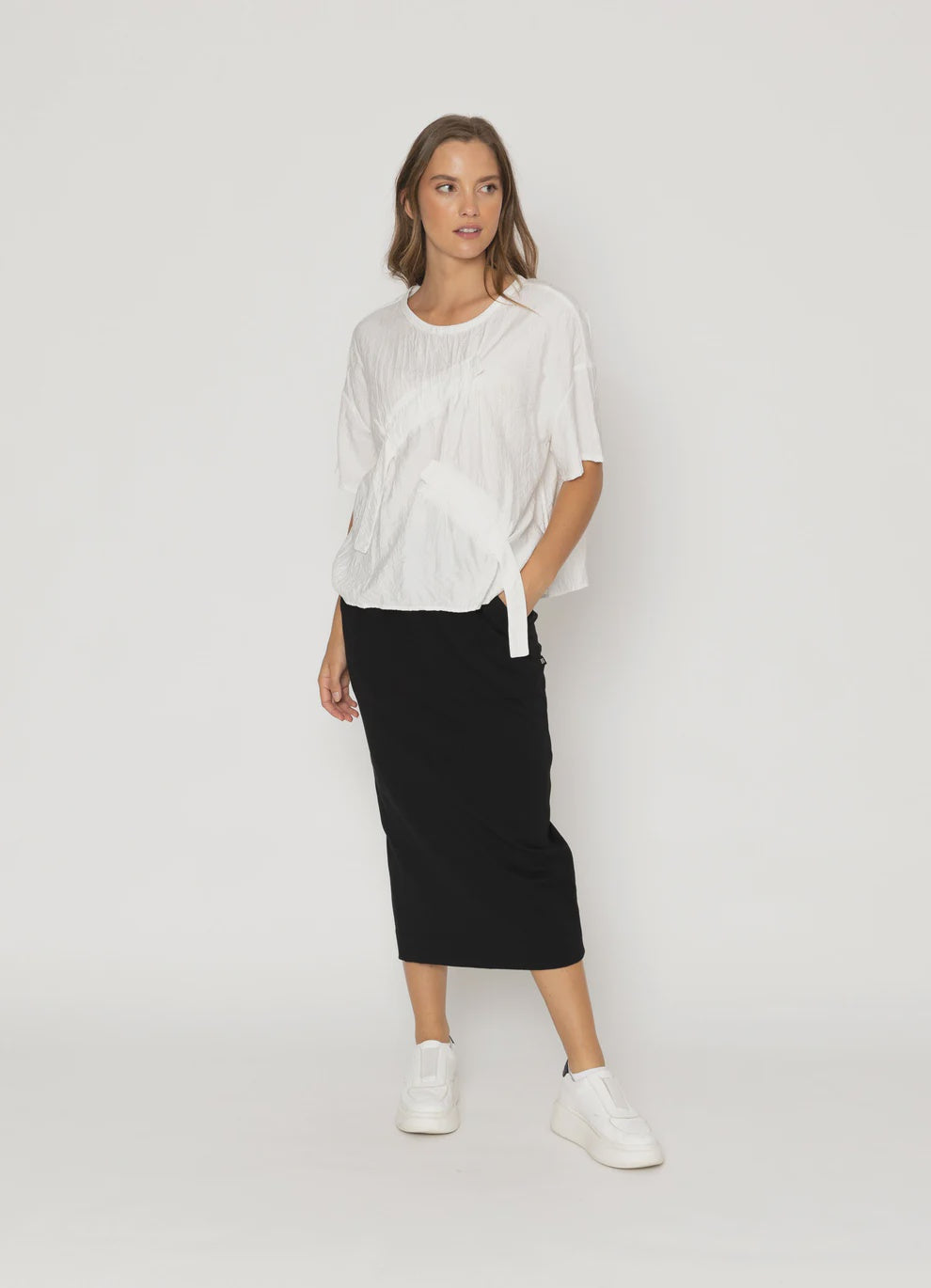 Two By Two Dallas Top - White