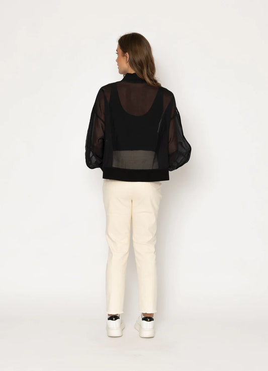 Two by Two Cerise Jacket - Black