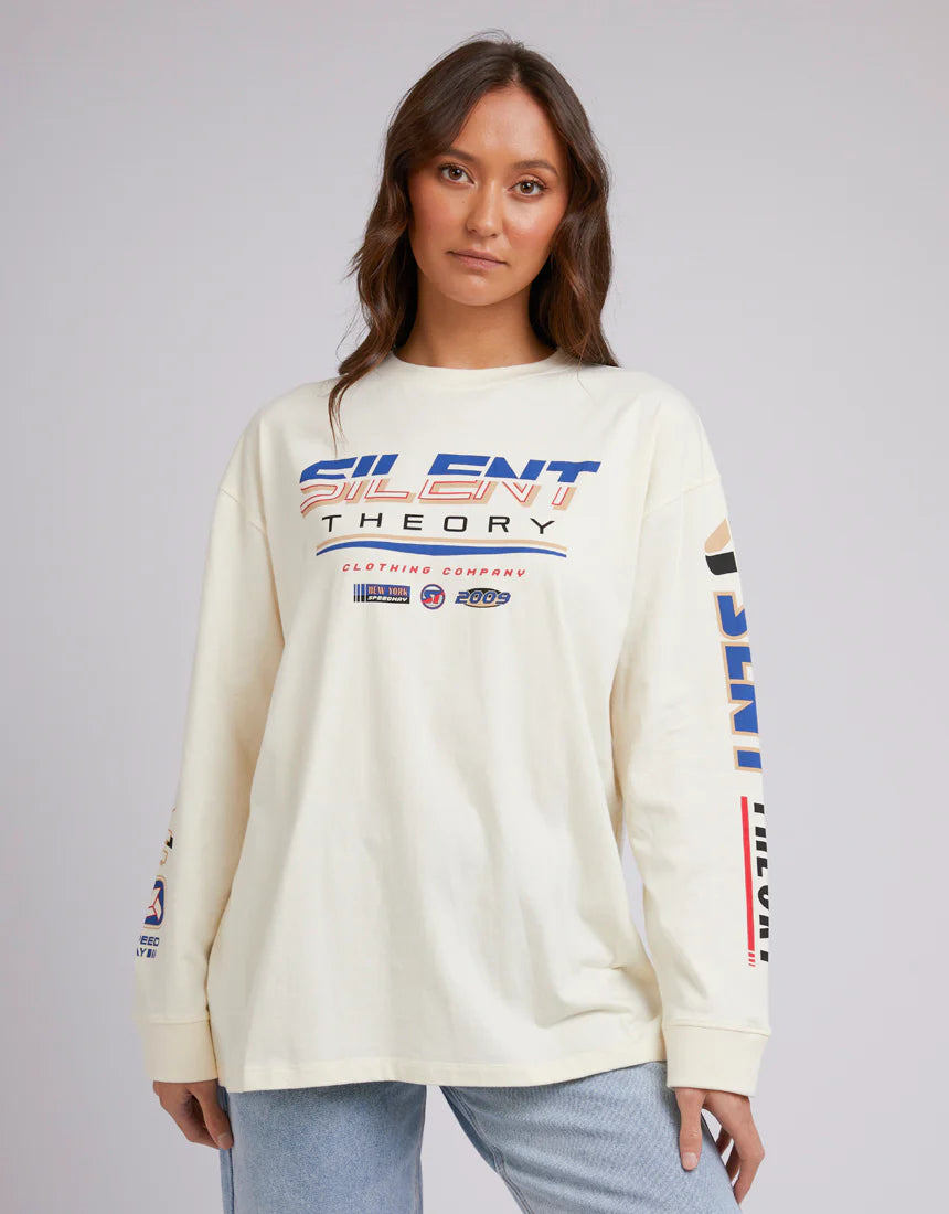 Silent Theory Ryder L/S Tee Vintage White