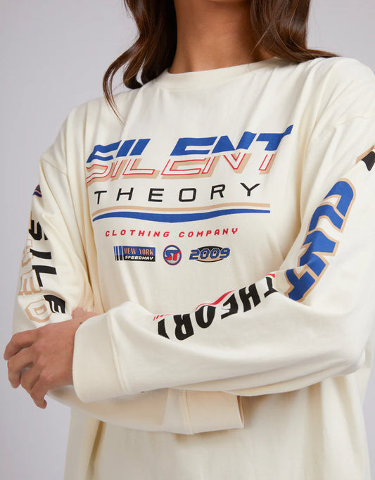 Silent Theory Ryder L/S Tee Vintage White