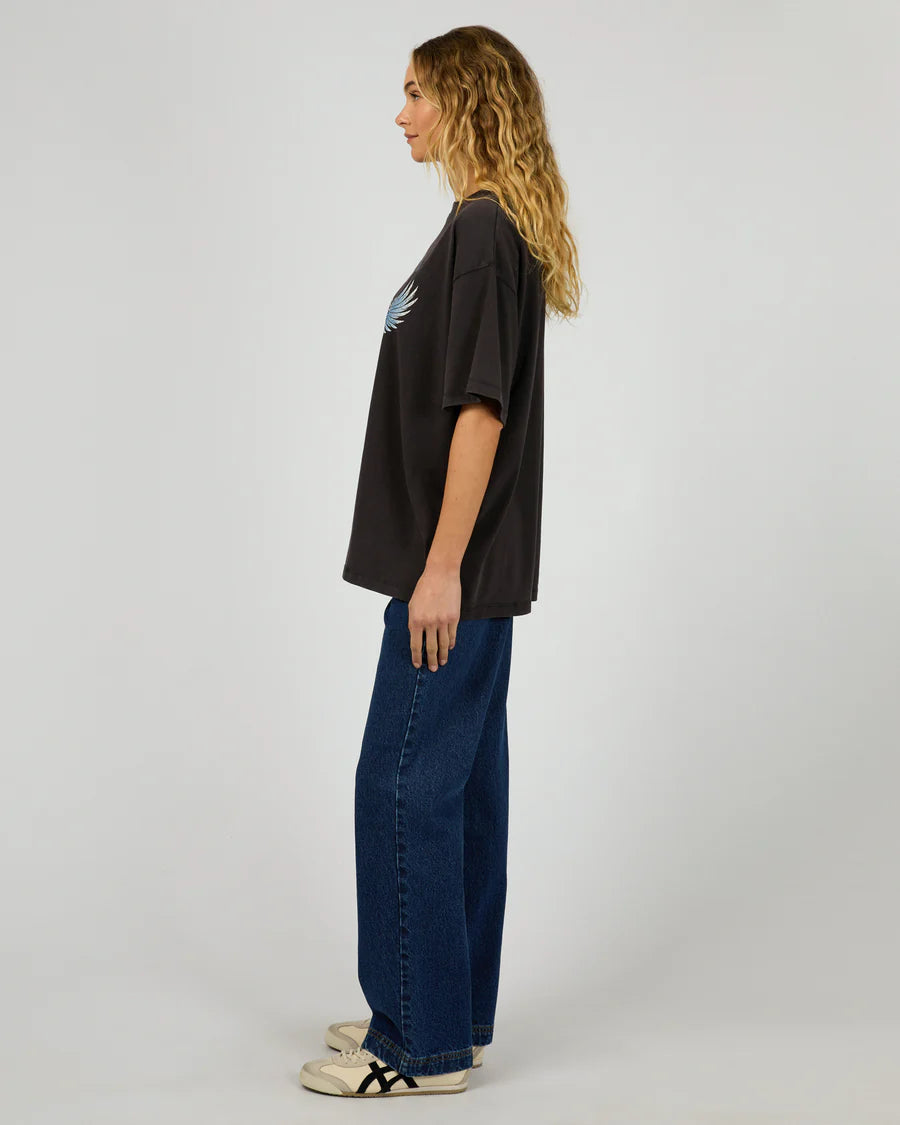 Silent Theory Vintage Tee - Washed Black