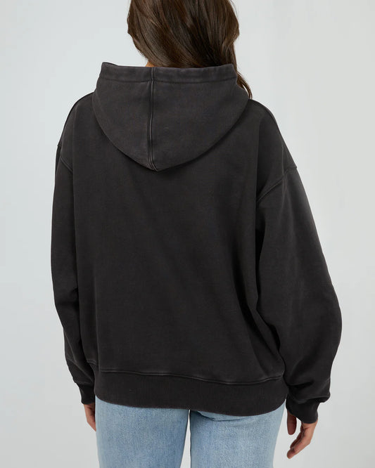Silent Theory Departed Hoodie - Washed Black